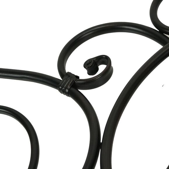 Antique Bronze Metal Elegant Scrolls Wall Pediment Set of 2 - Picture 9 of 9